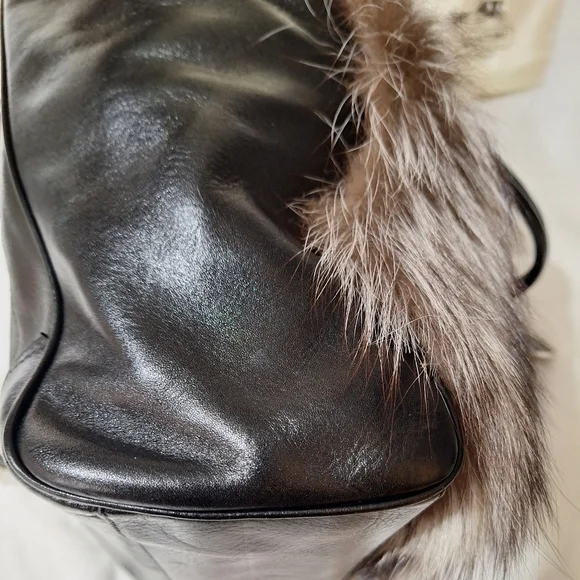 Coach Legacy Fox Fur Tote - Picture 10 of 15